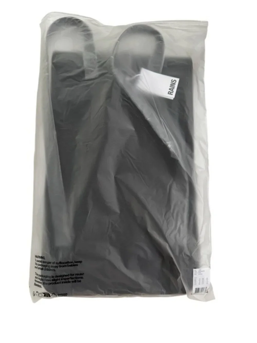 NWT Rains Waterproof Backpack Black